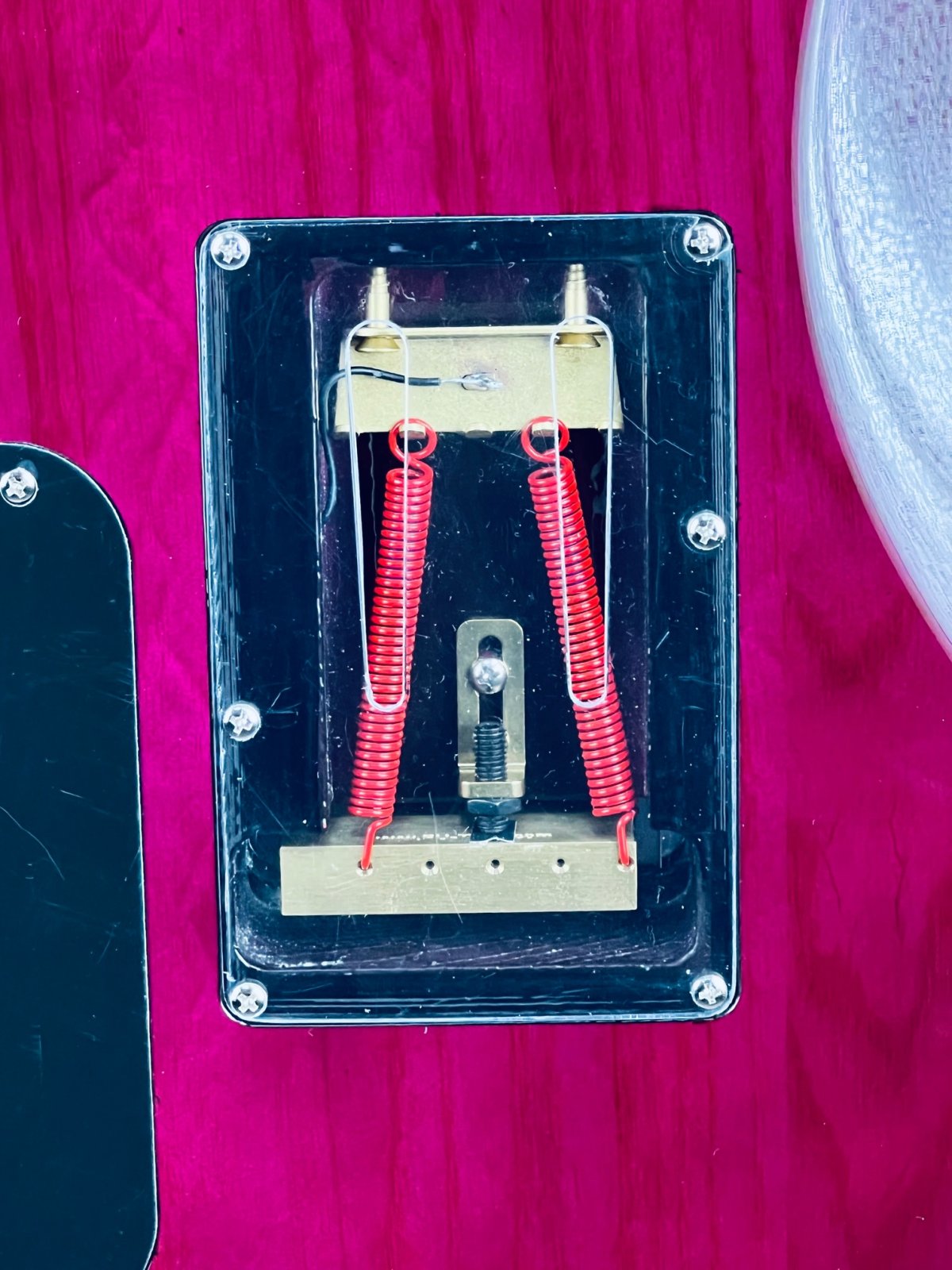 FU-Tone FU Pro Electric Guitar Trans Purple w/Gig bag - 2