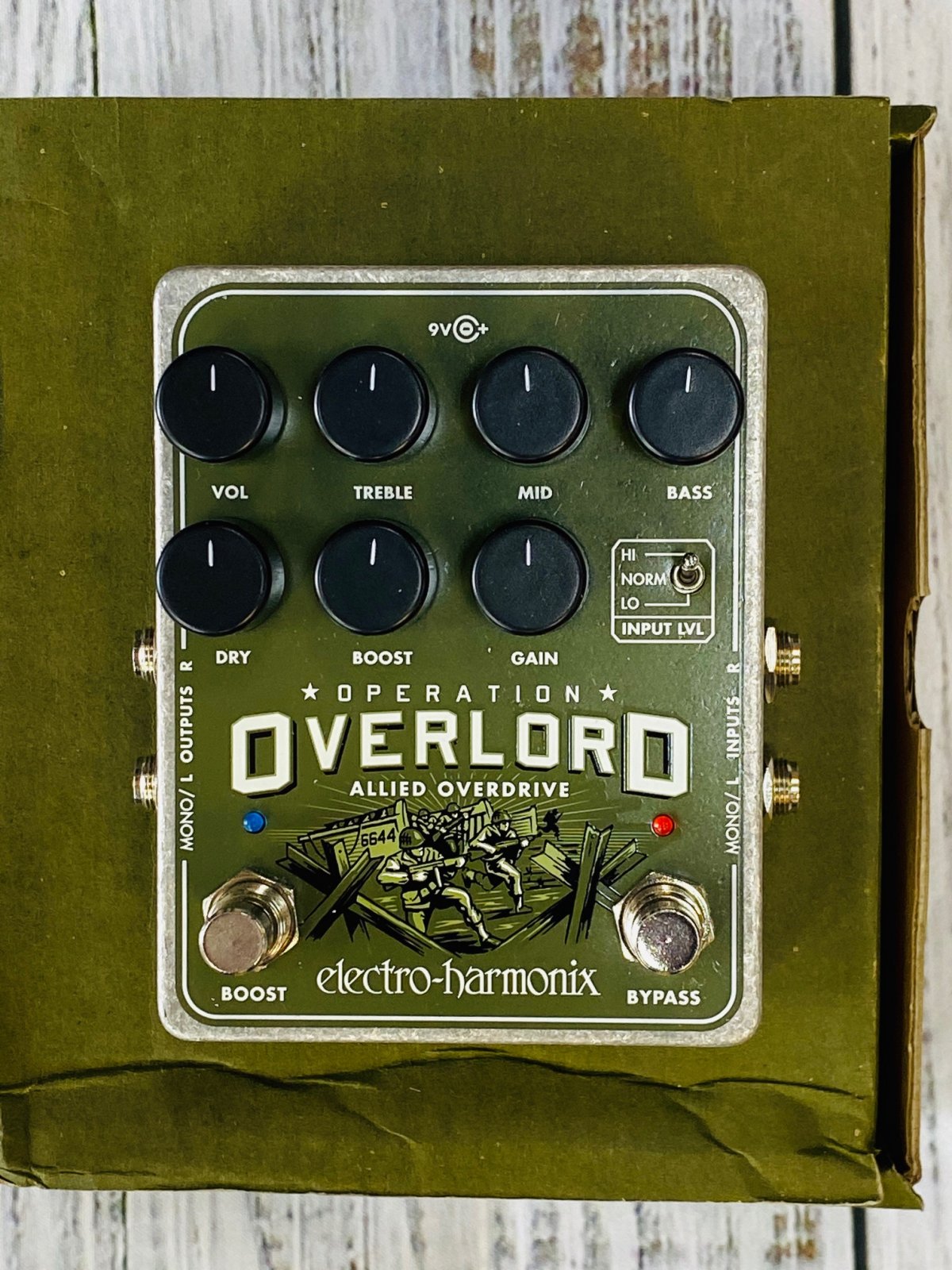 Electro-Harmonix Operation Overlord Allied Overdrive Pedal