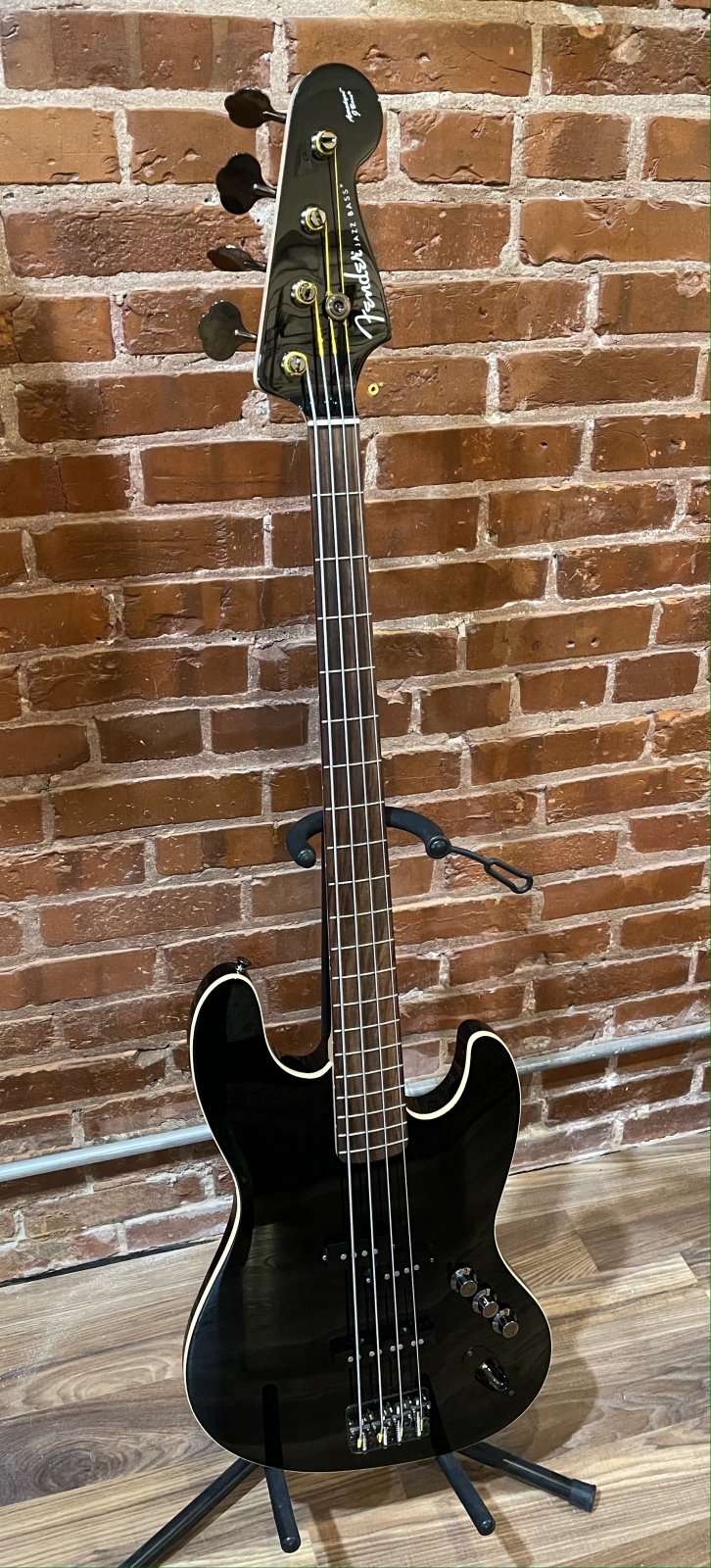 【Fender】Aerodyne AJB DX BK 美品　レアモデル Fender Aerodyne AJB-DX Jazz Bass Deluxe - 2018