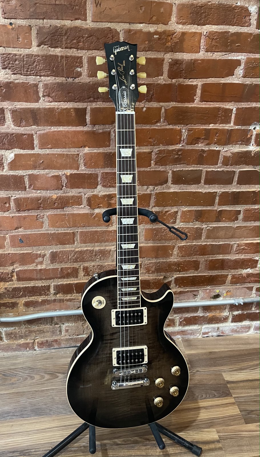 2012 Gibson Les Paul Classic Plus '60s Neck Profile - Trans