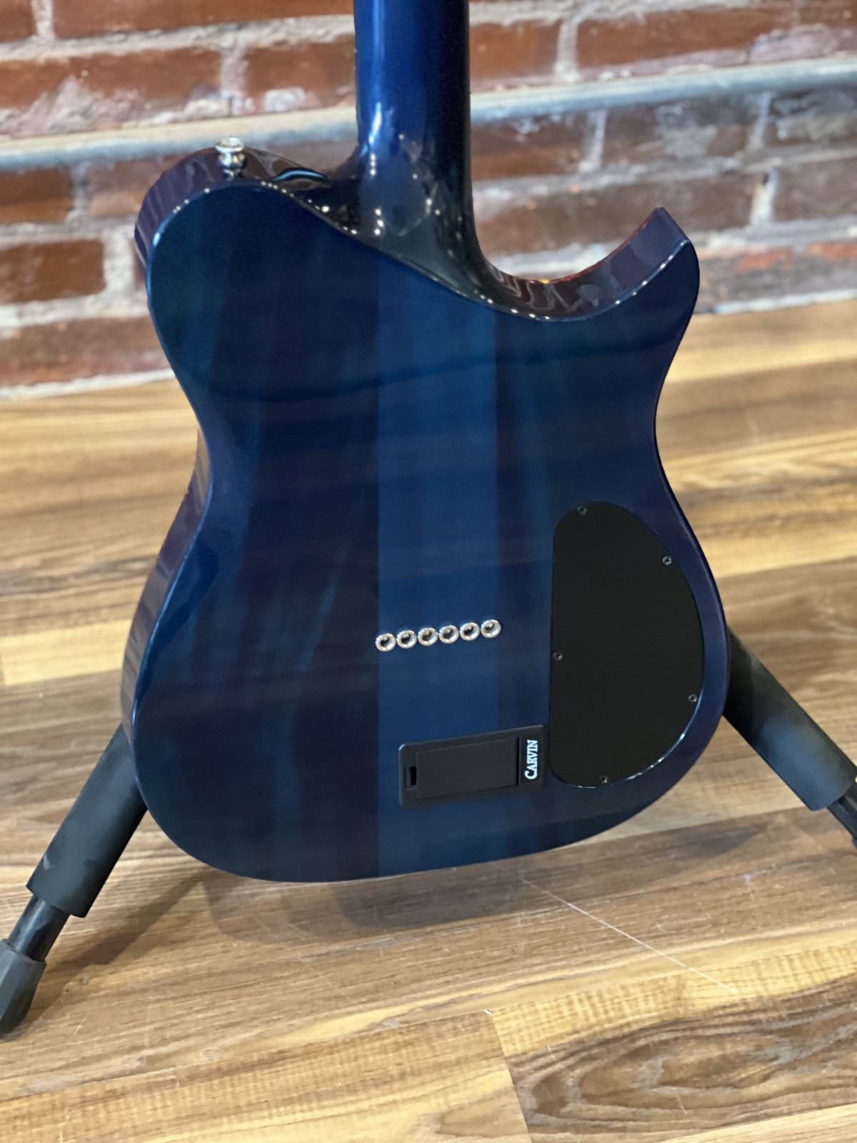 Carvin AE185 Left handed Aqua Blue Quilted with HSC