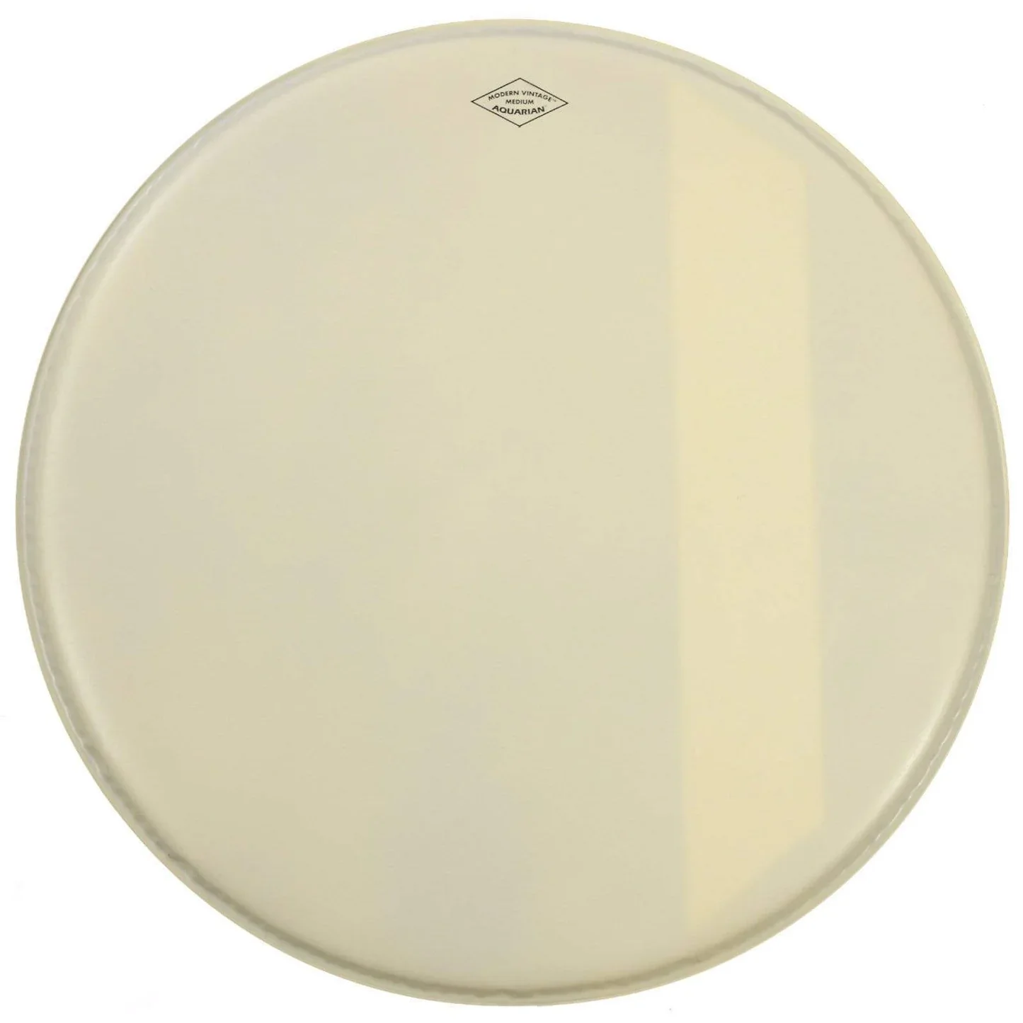 Aquarian 24 Modern Vintage Medium Coated 10mil Single Ply Bass Drumhead With Felt Strip