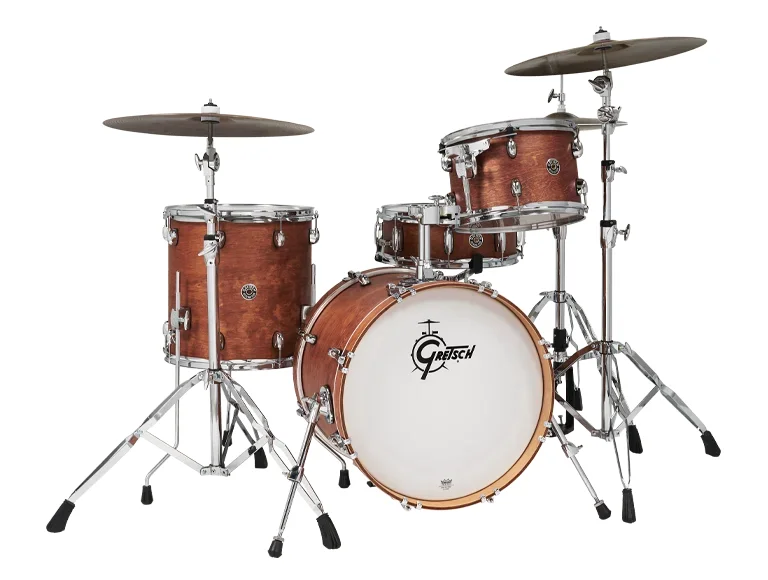 Gretsch Catalina Club CC2 4pc Shell Pack 20/12/14/5x14, Satin Walnut Glaze