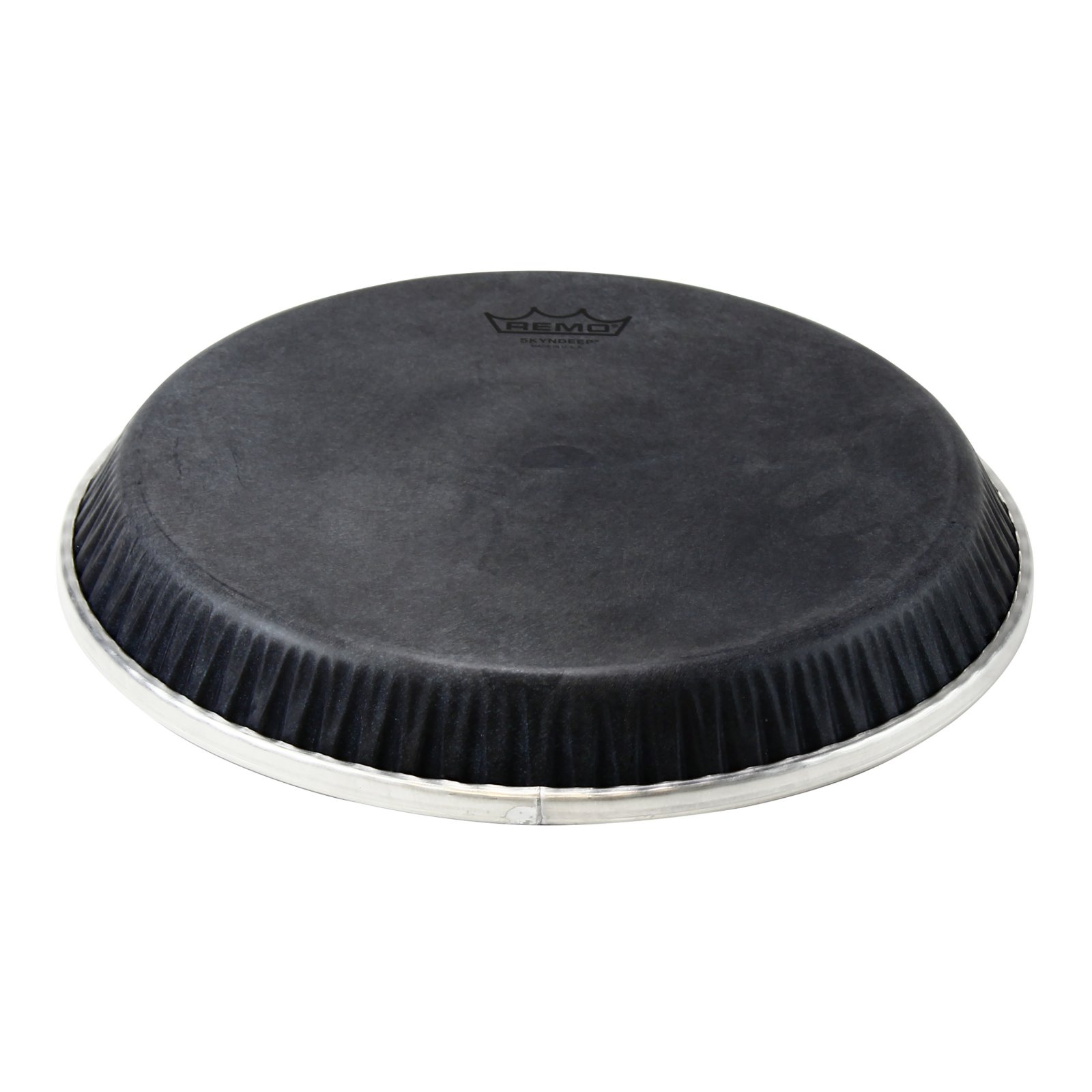 Remo Symmetry Skyndeep Conga Drumhead - Black Calfskin Graphic