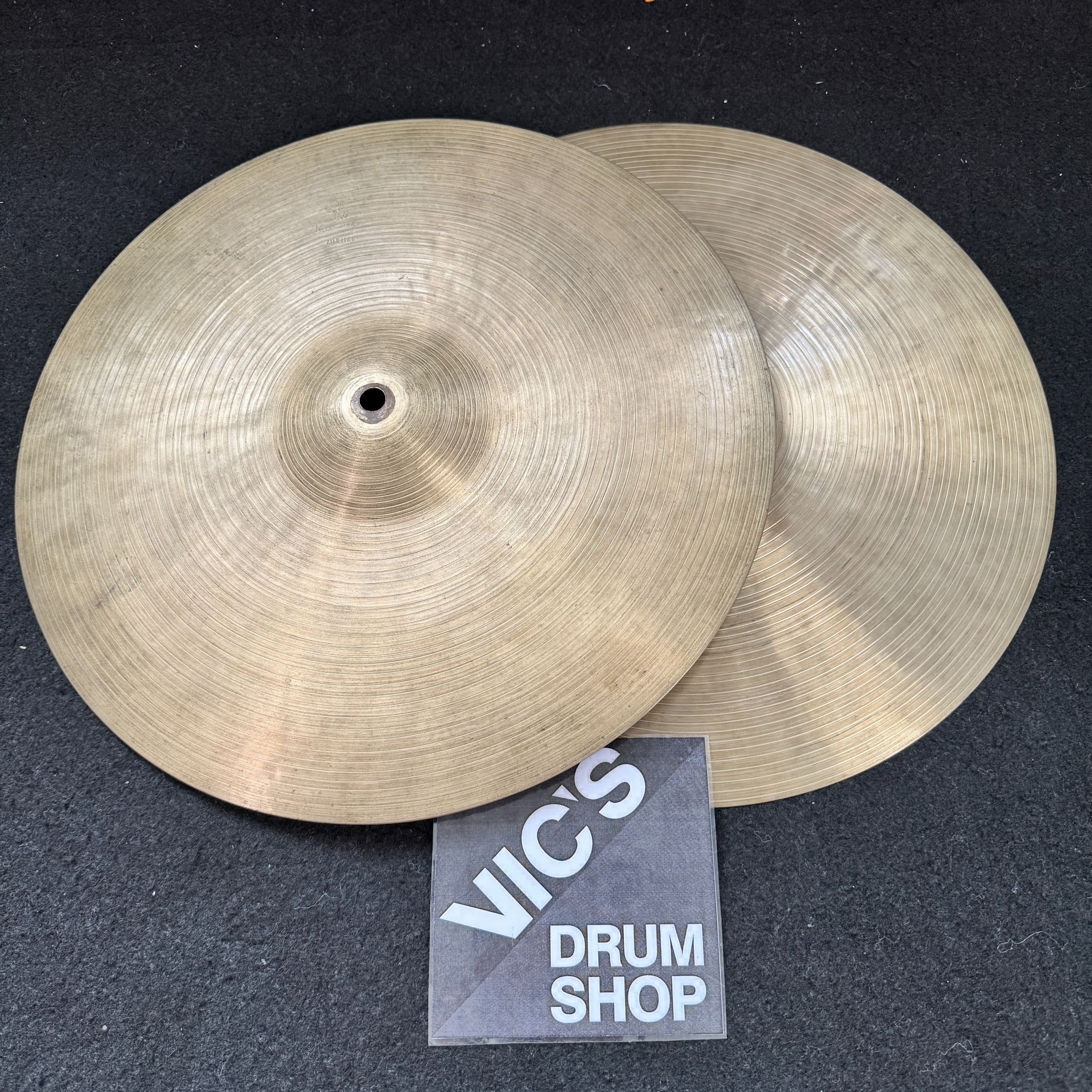Zildjian 14 (14-1/16th) K Istanbul New Stamp Hi Hat Pair, 867/916g