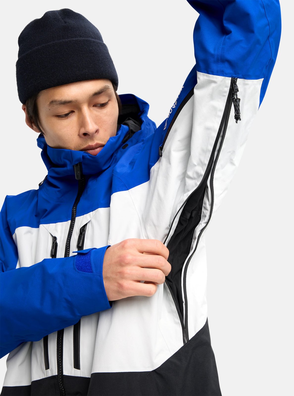 90s SUNICE GORE-TEX 中綿スキージャケット ホワイト×ブルー 90s SUNICE GORE-TEX 中綿スキージャケット ホワイト×ブルー 90 年代