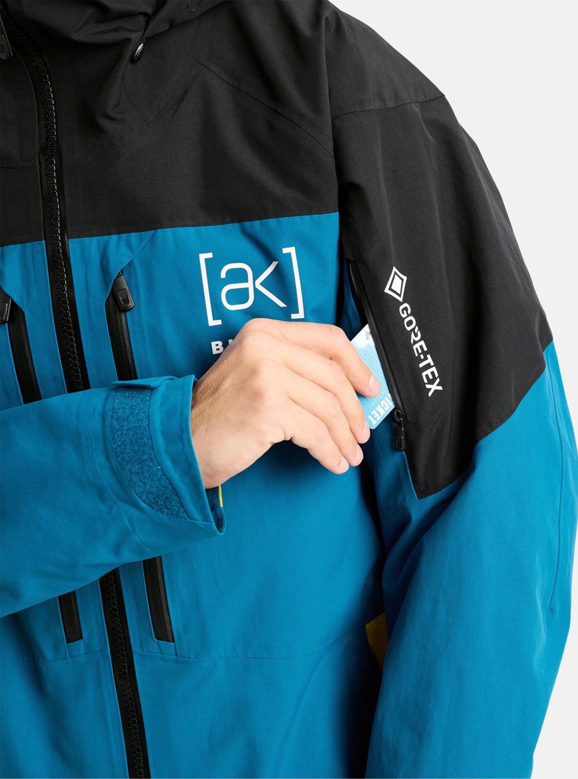 Burton Men's [ak] Swash Gore-Tex 2L Jacket - True Black / Blue