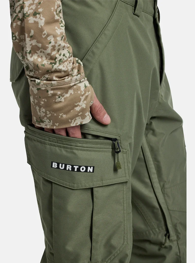 Burton Men's Cargo 2L Regular Fit Pants - Forest Moss - 193177884778