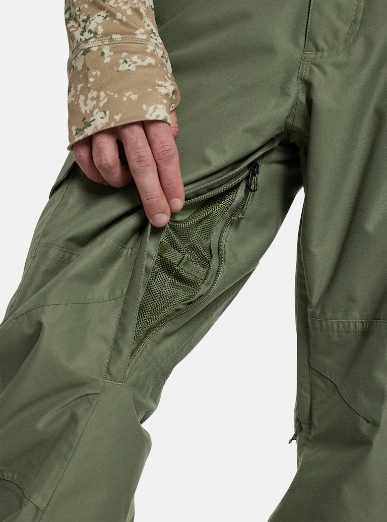 Burton Men's Cargo 2L Regular Fit Pants - Forest Moss - 193177884778