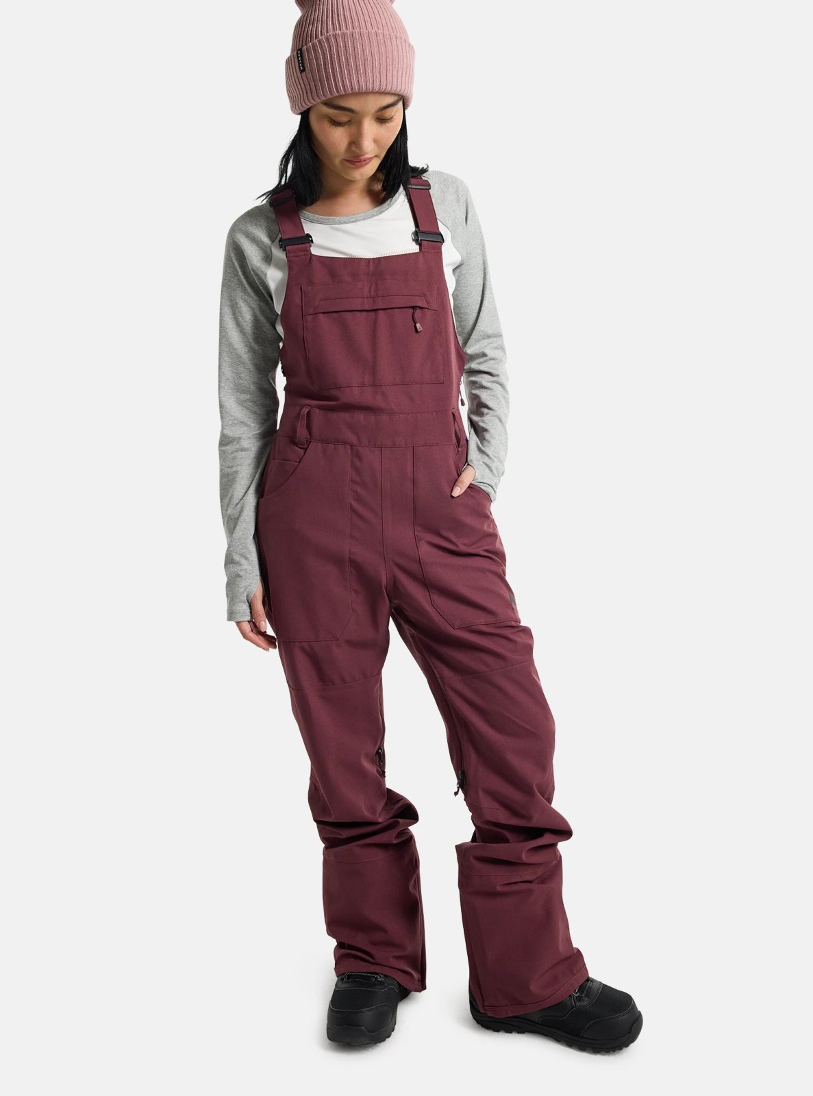 Burton Women's Avalon 2L Stretch Bib Pants - Almandine