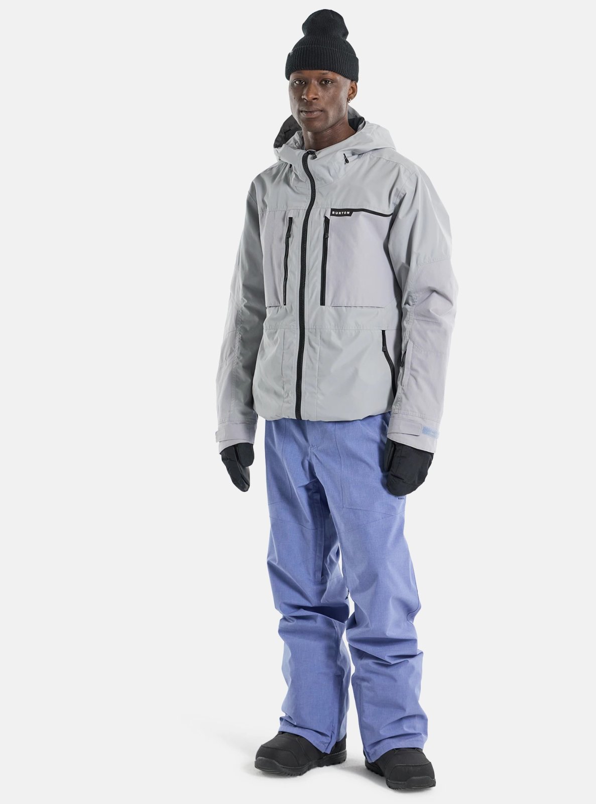 Burton Men's Frostner 2L Jacket - Silver Sconce