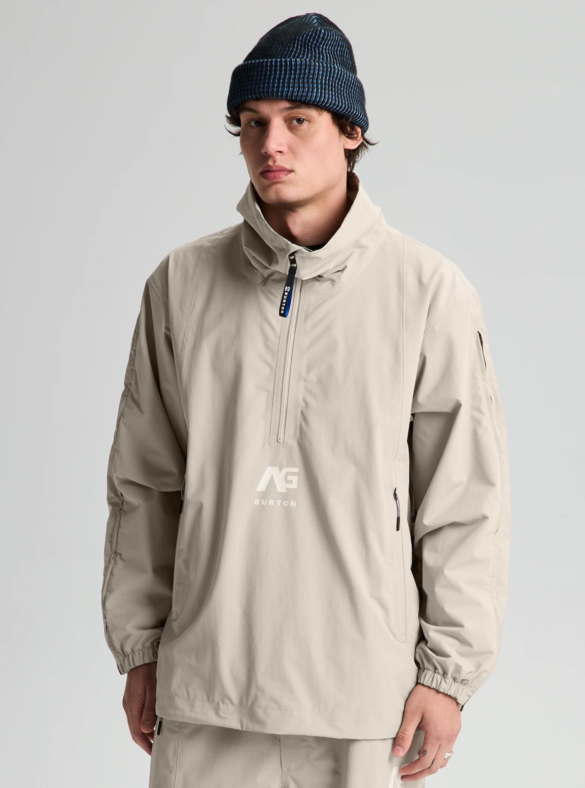 Burton AG Offspin Anorak Jacket - Stone Grey