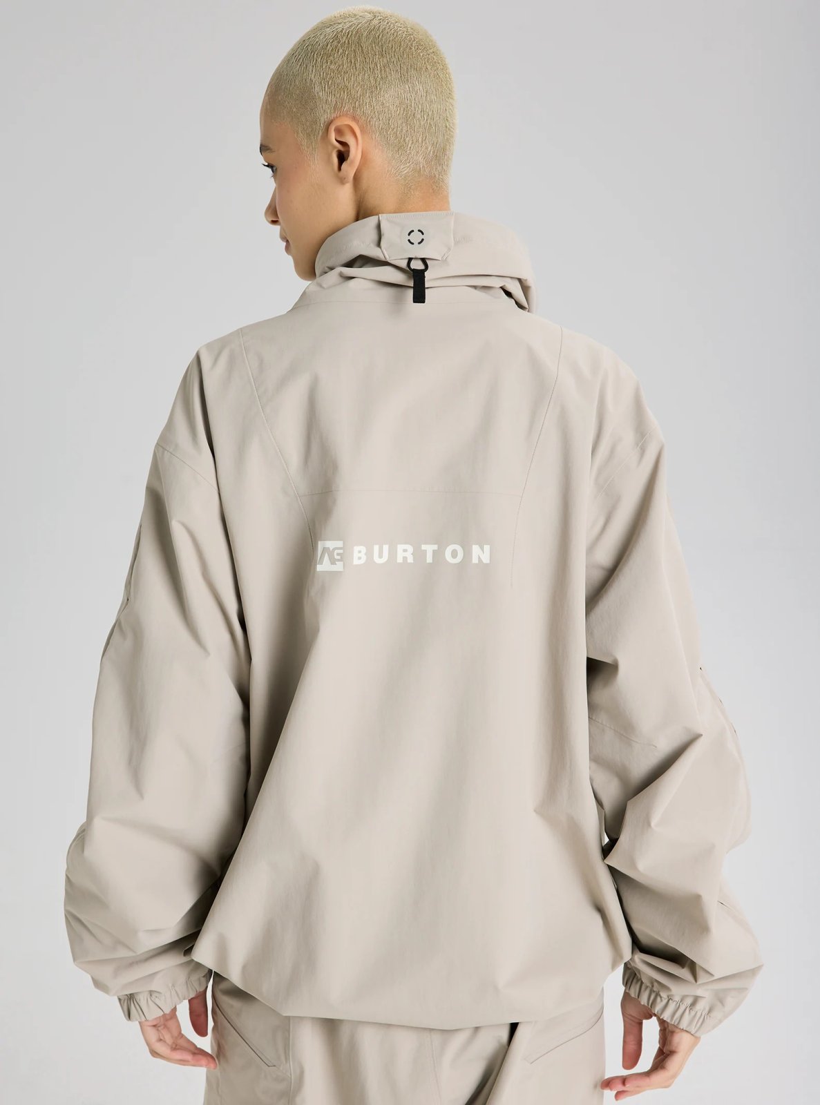 Burton AG オフスピン アノラックジャケット スノーボードウェア L Burton AG Offspin Anorak Jacket - Stone Grey