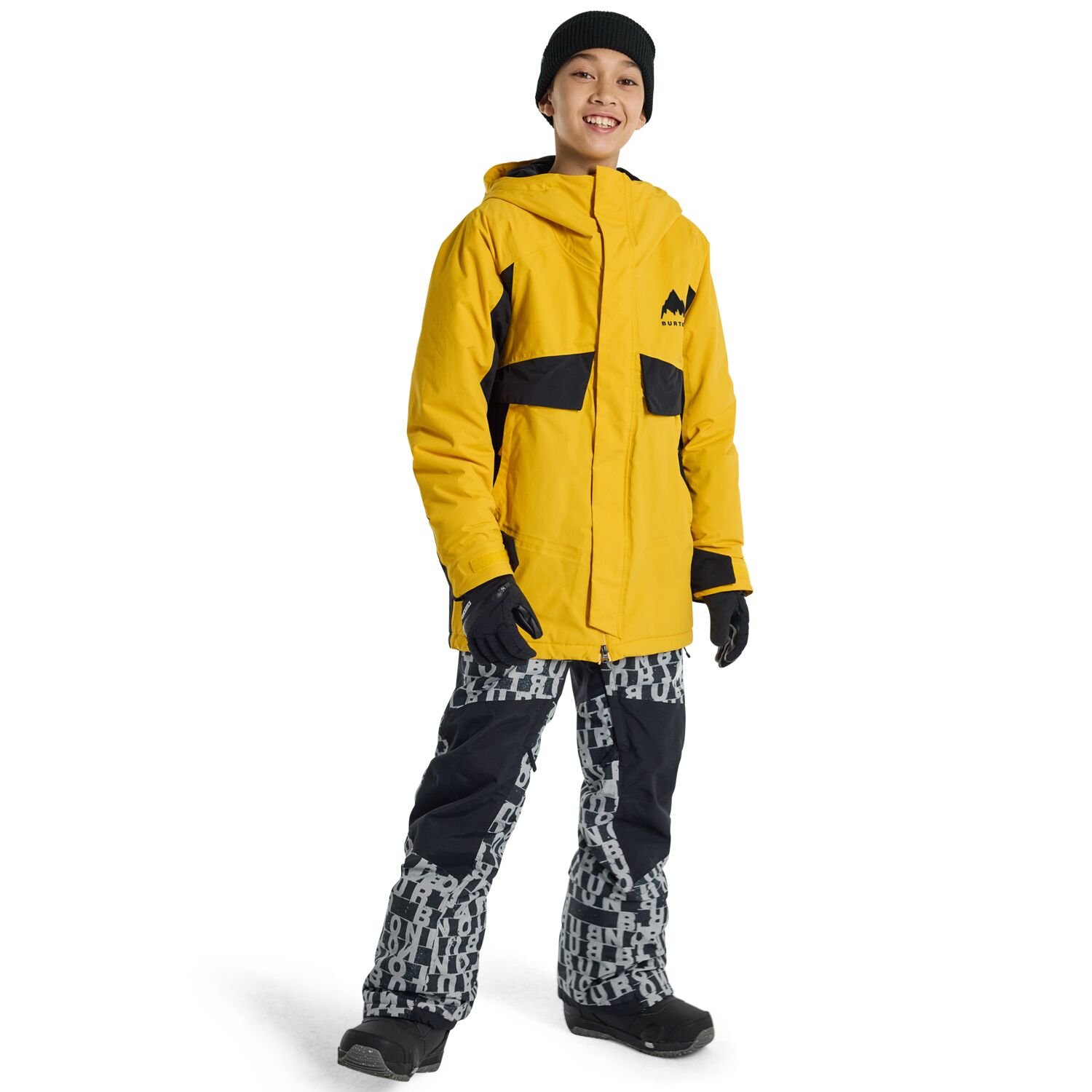 Burton Kids' Ascutney 2L Jacket - Goldenrod/True Black
