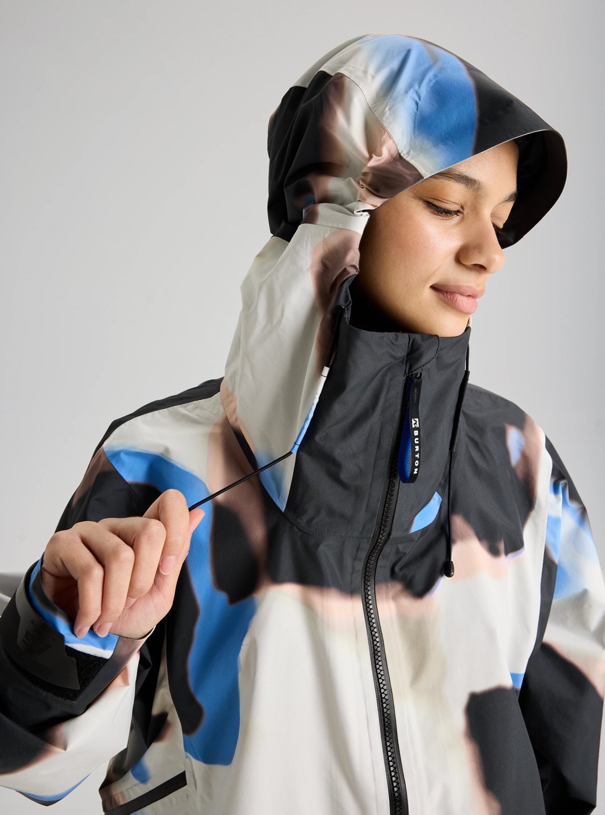 Burton AG Flyrail Gore-Tex 2L Jacket - Large Acidic Watercolor