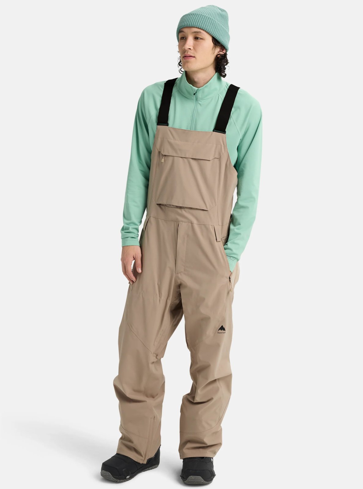 Burton Men's Reserve 2L Bib Pants - Summit Taupe
