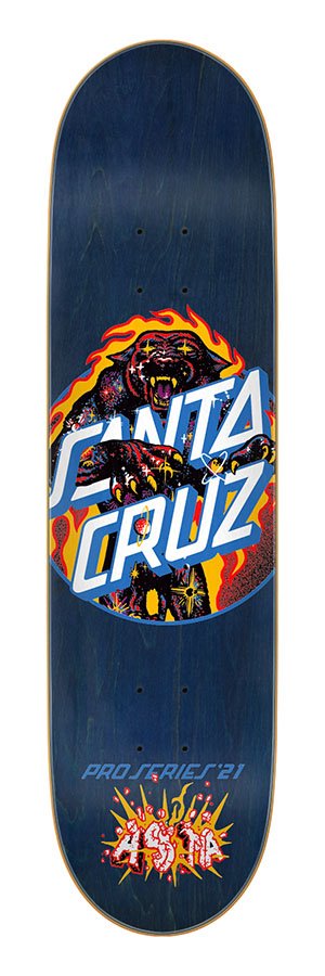 Santa Cruz Asta Cosmic Cat Dot 8.00in x 31.50in Skateboard Deck