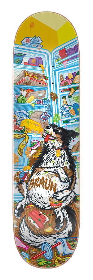 Santa Cruz Braun Munchies Everslick 8.25 Deck