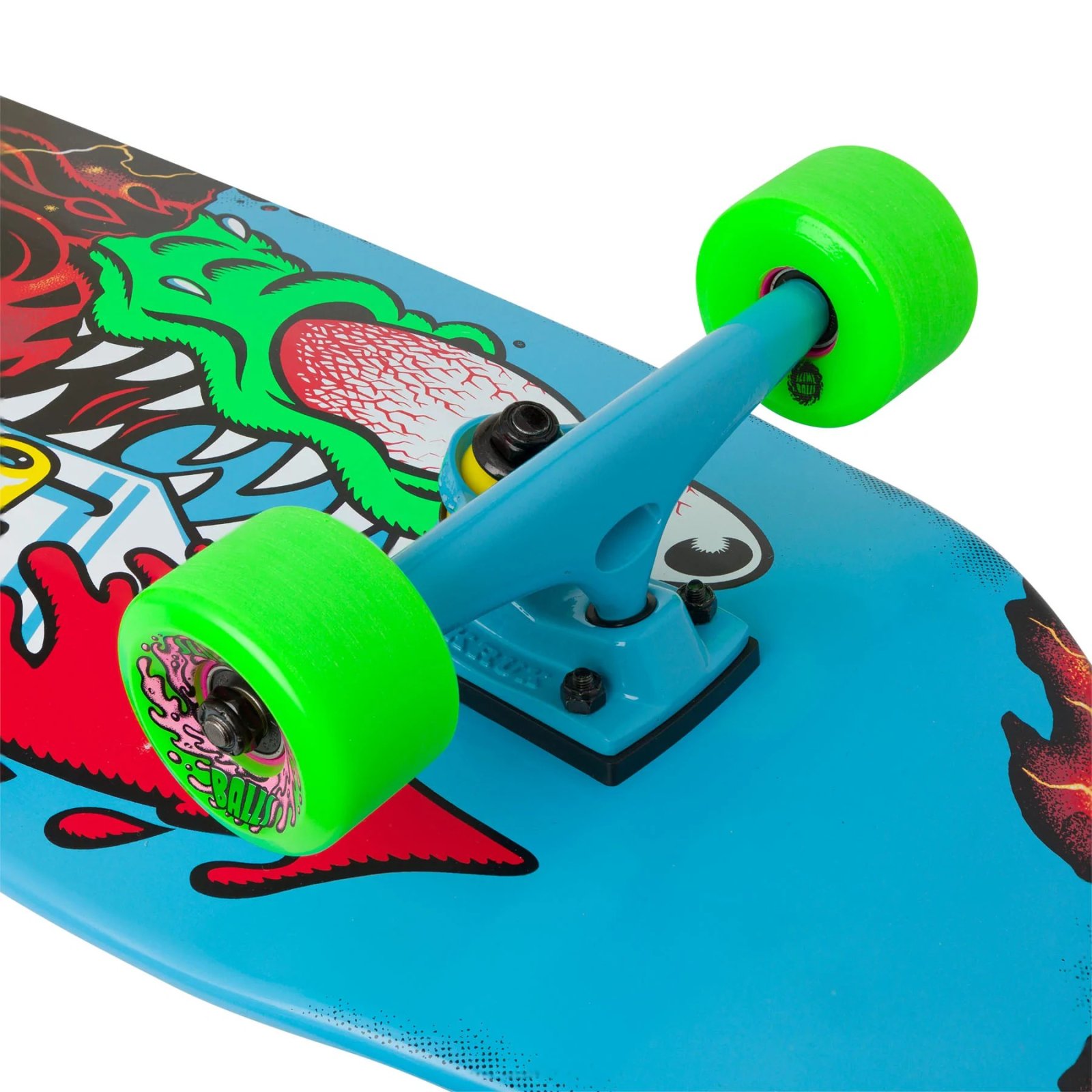 Santa Cruz Stranger Things Meek Slasher Shaped Cruiser Skateboard