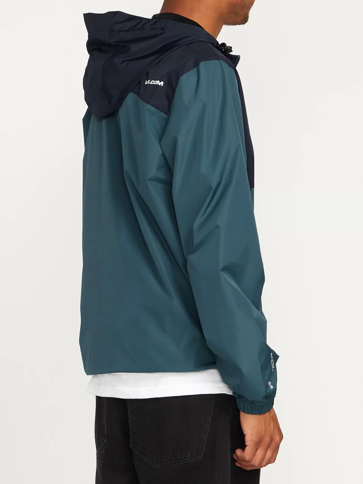 ★CRANK★CHECK FRILL WINDBREAKER_NAVY★正規品/韓国直送料込 Volcom Phase 91 Jacket - Cruzer Blue