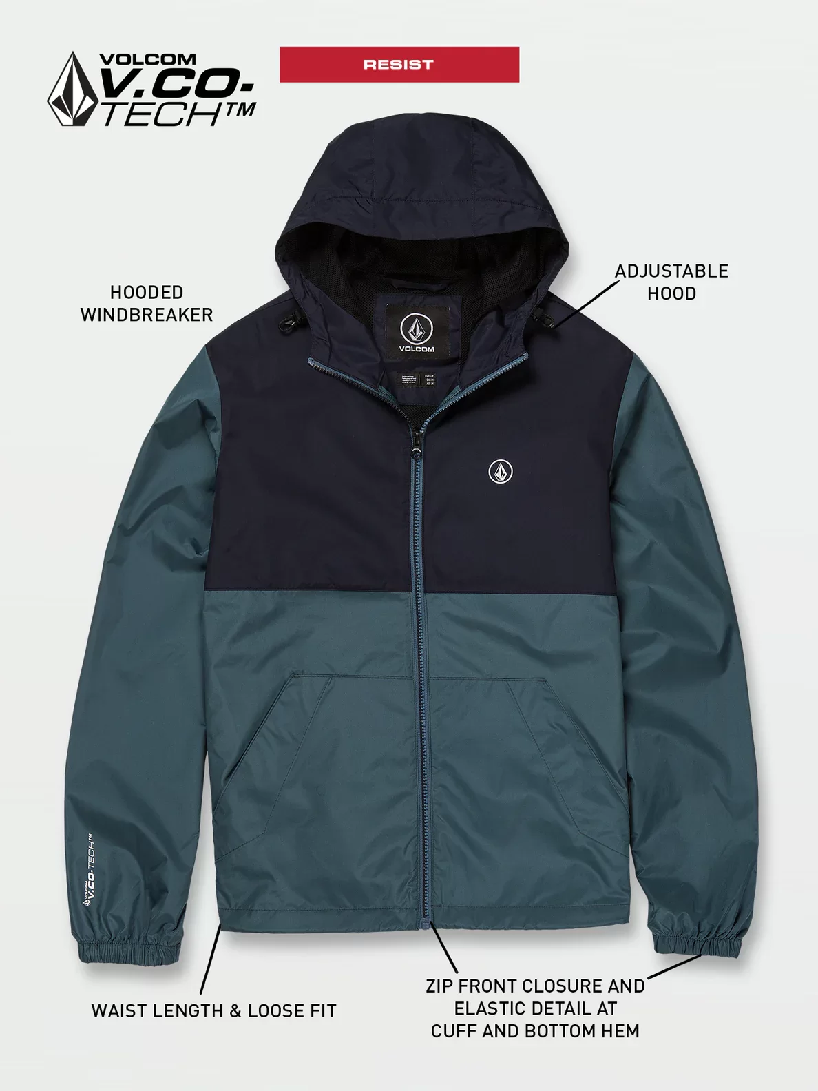 ★CRANK★CHECK FRILL WINDBREAKER_NAVY★正規品/韓国直送料込 A1512305_CZB_TECH_1420x1892_8d