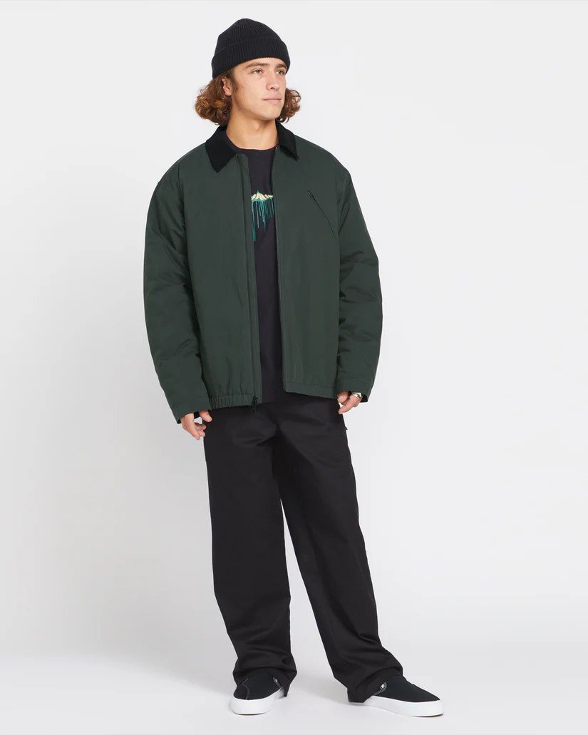 Volcom Tokyo True Bryan Iguchi Light Jacket - Stealth - 196134814047
