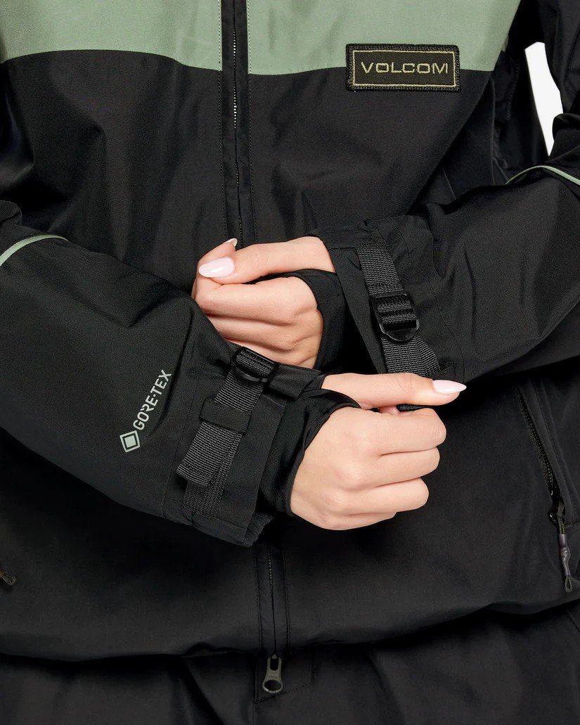 VOLCOM DLM GORE-TEX JACKET ブラック Dlm Gore-Tex Jacket - Black - Women - Volcom EU - 2 Years Warranty