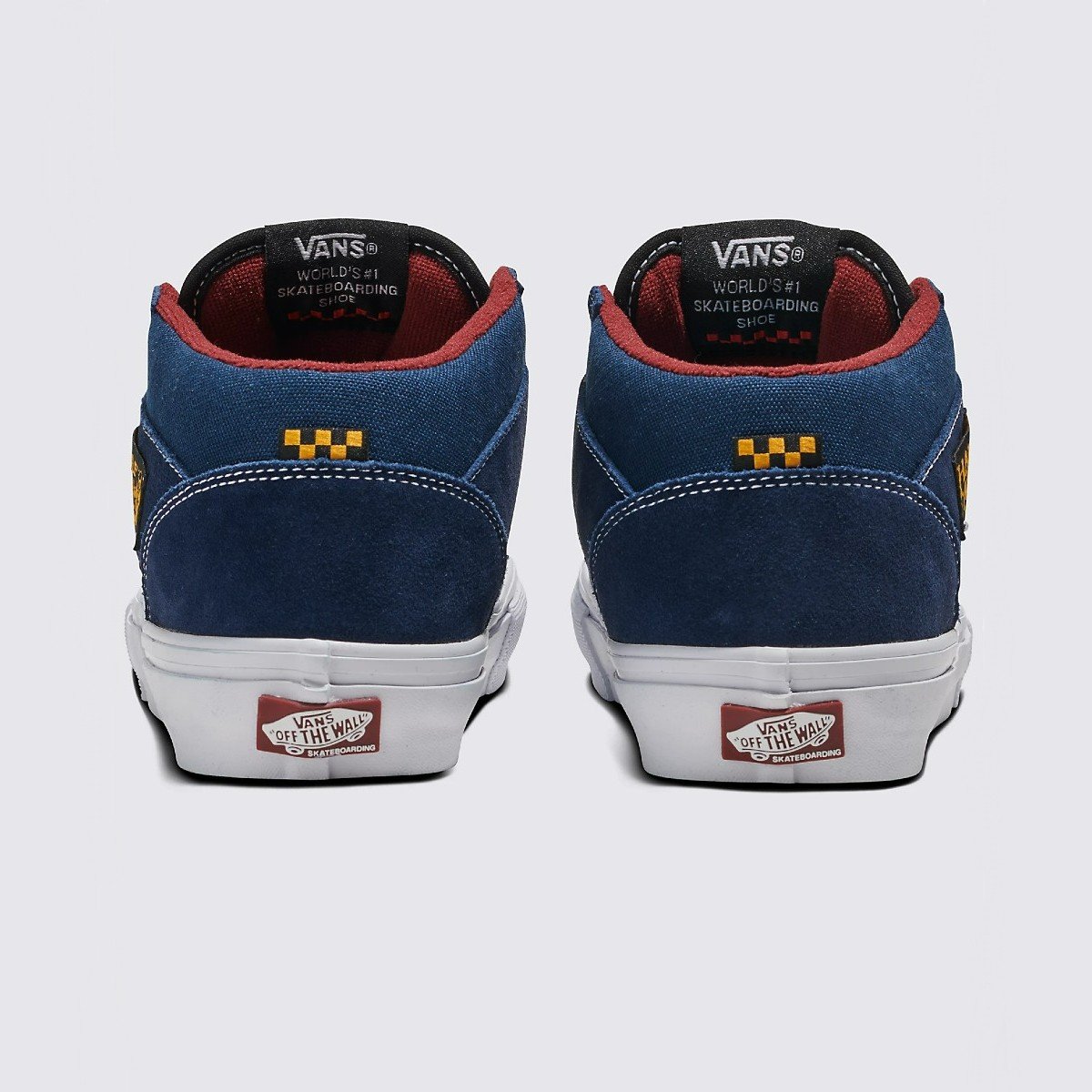 Vans Skate Half Cab Shoes - Navy/Burgundy