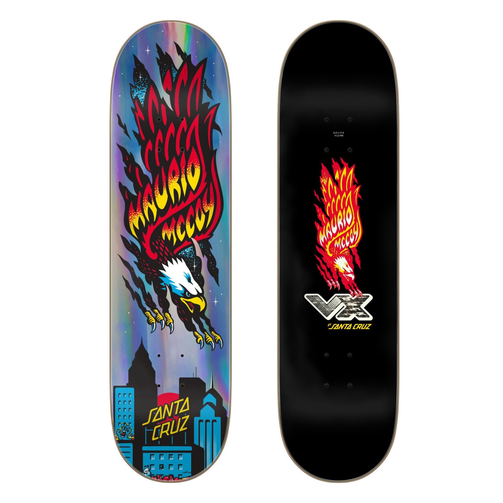 日本全国送料無料商品 | 特集 | Twin VX Eagle Ripping McCoy Cruz Santa Deck 8.25 - スケートボード