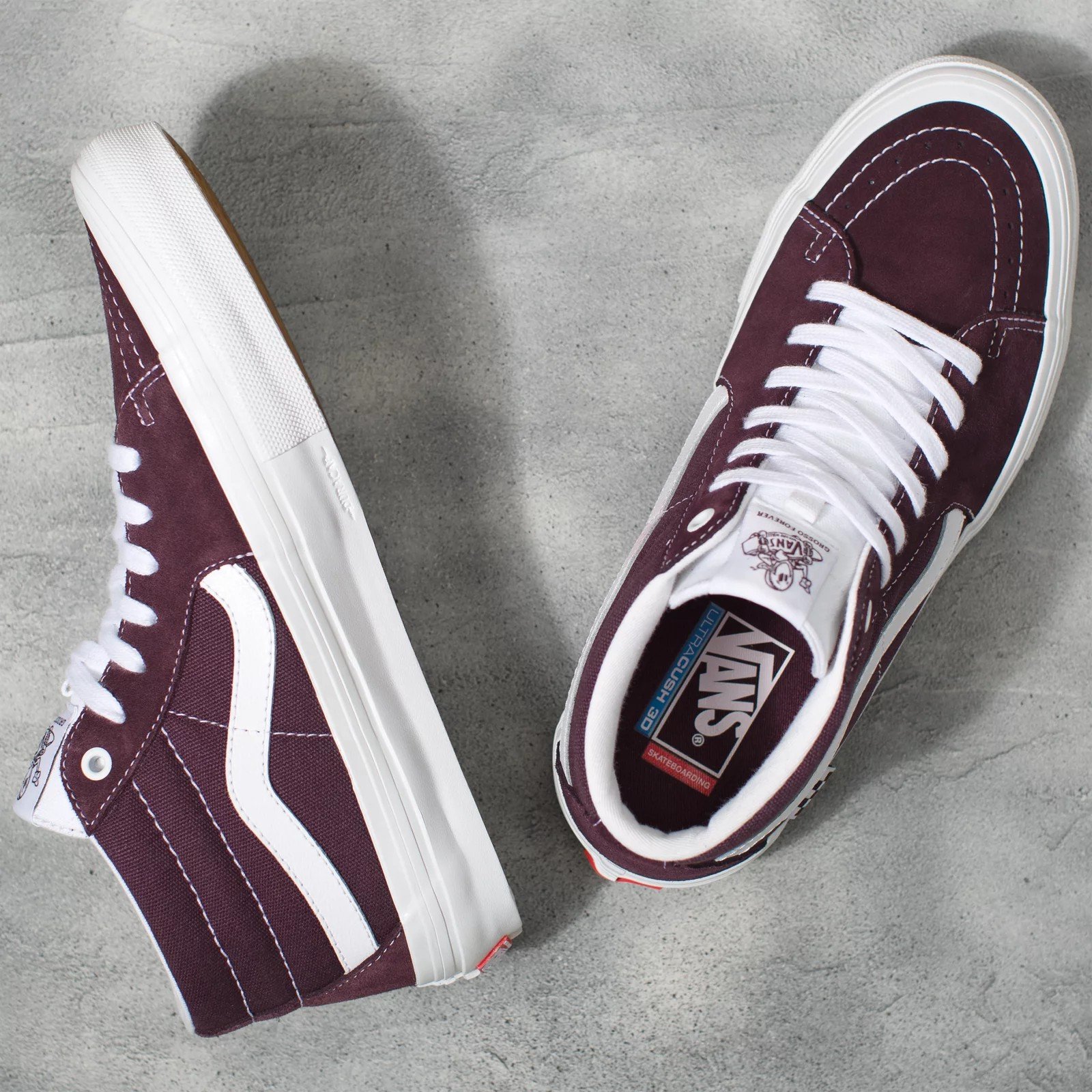 Vans Wrapped Skate Grosso Mid - Wine