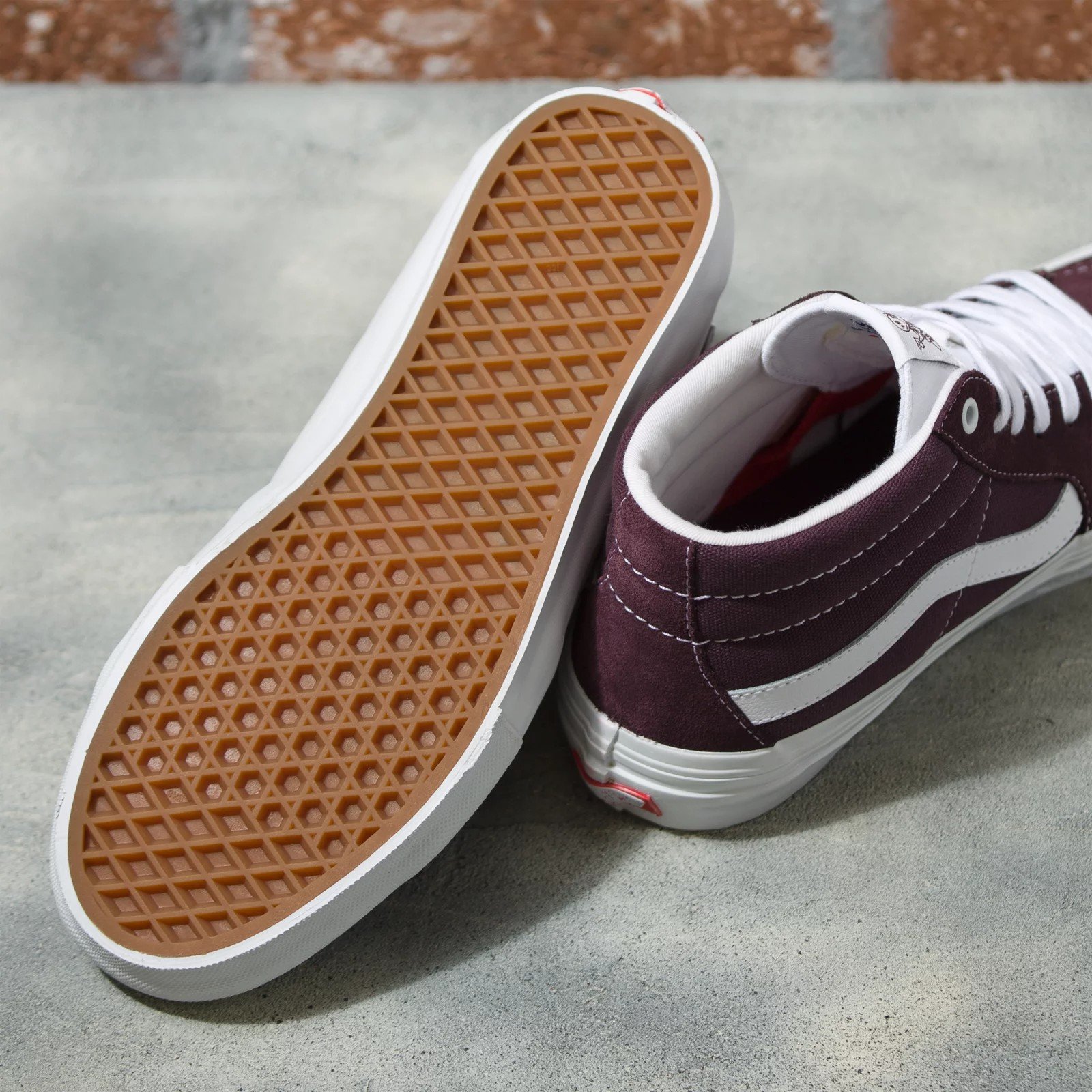 Vans Wrapped Skate Grosso Mid - Wine