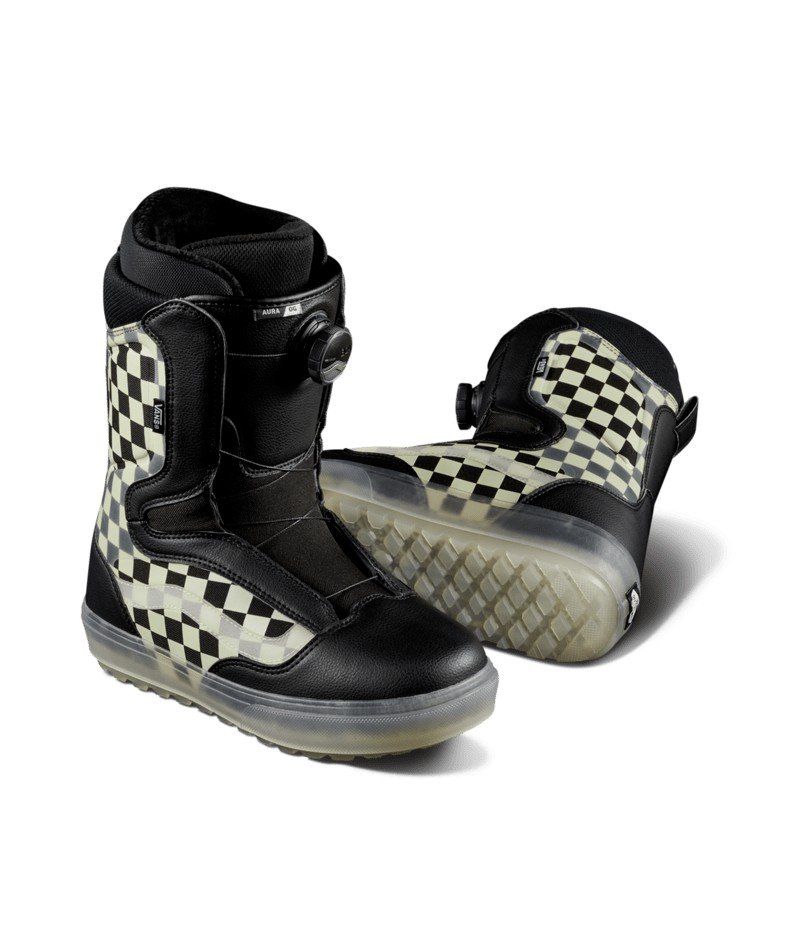 Vans Aura OG Snowboard Boots 2024 - Checkerboard Glow