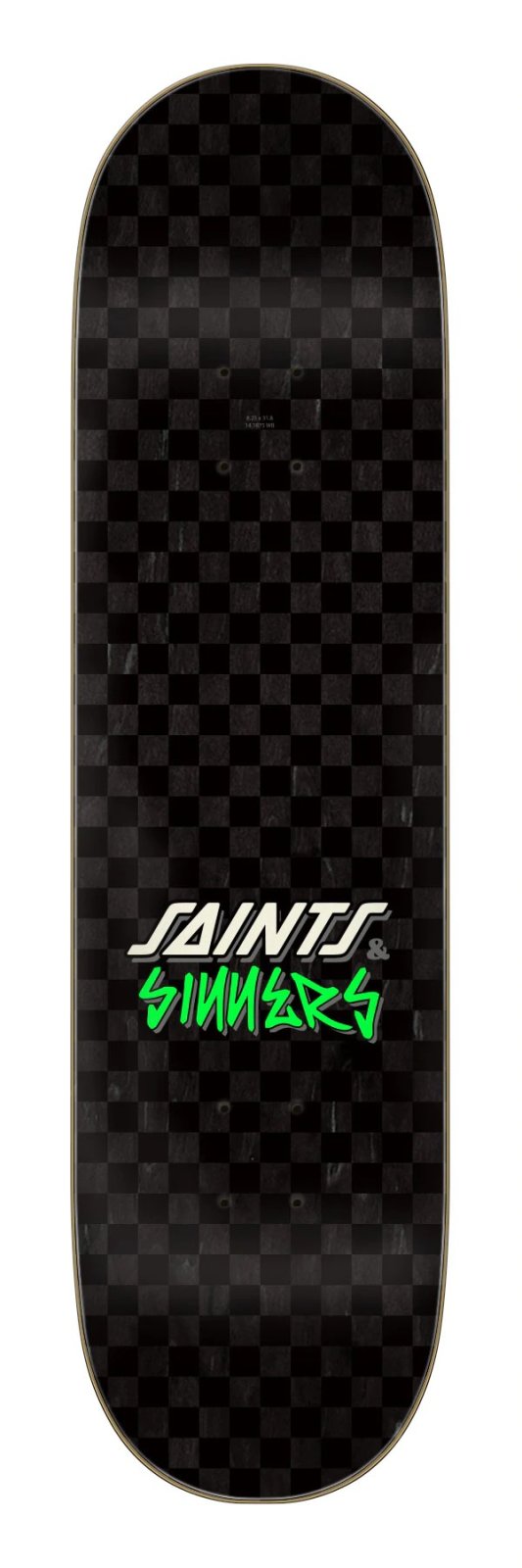 Santa Cruz Saints & Sinners Hand 8.25in x 31.8in Skateboard Deck