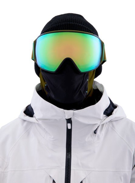 Anon M4 Toric Goggles + Bonus Lens + MFI Face Mask - Green