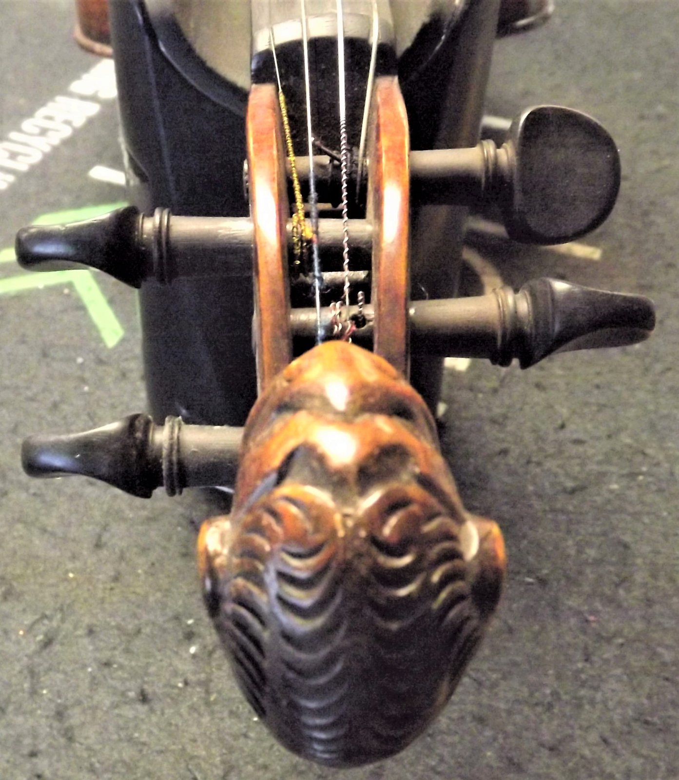 Vintage Lion Head Violin late 1800's