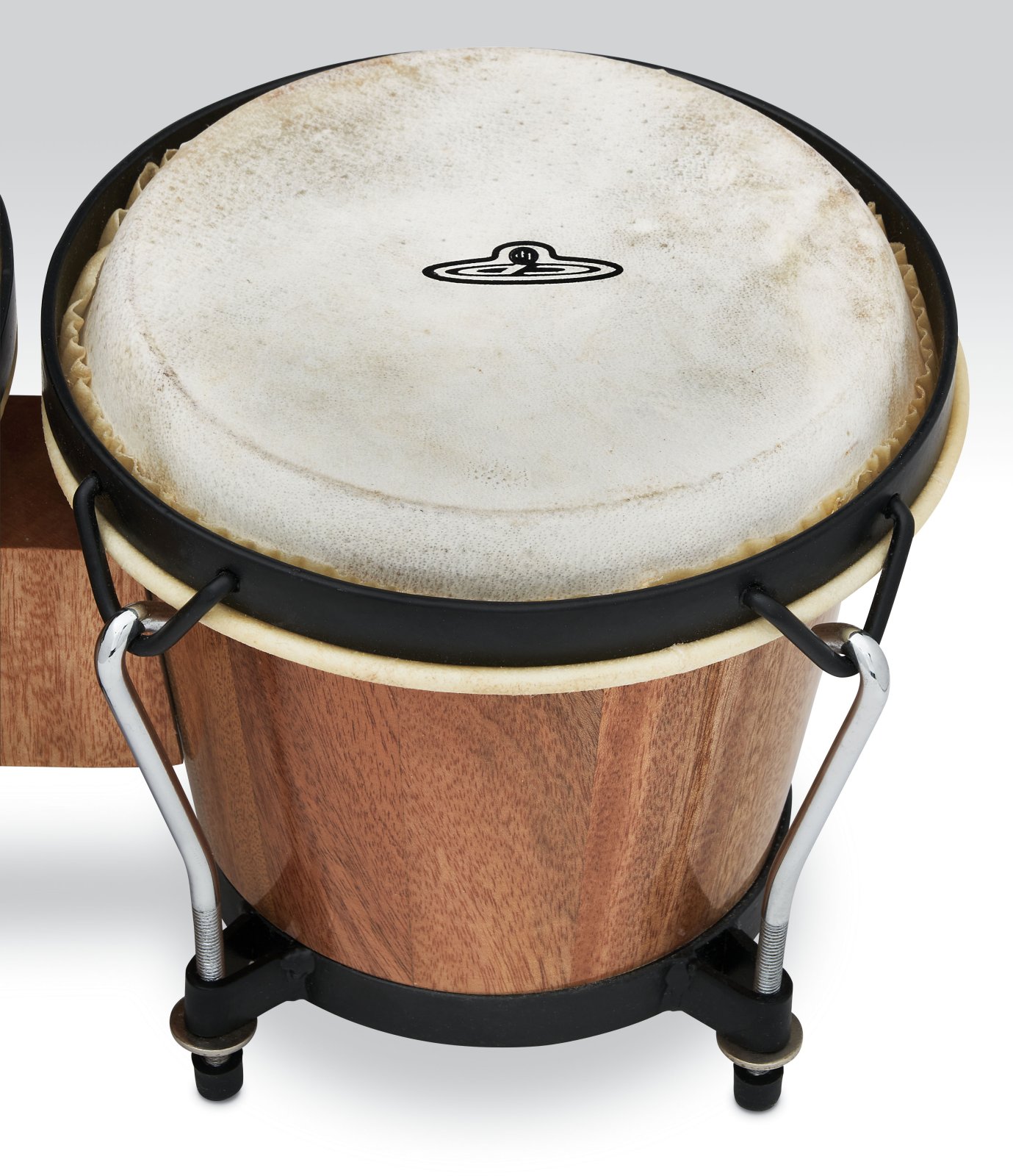 CP Traditional 6 and 7 Bongos - Natural Wood with Black