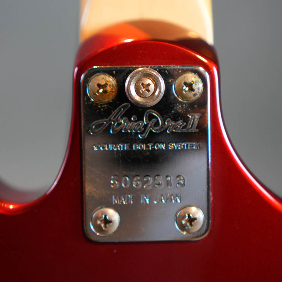 Aria Pro II ZZ Deluxe Metallic Red w/Case - Used