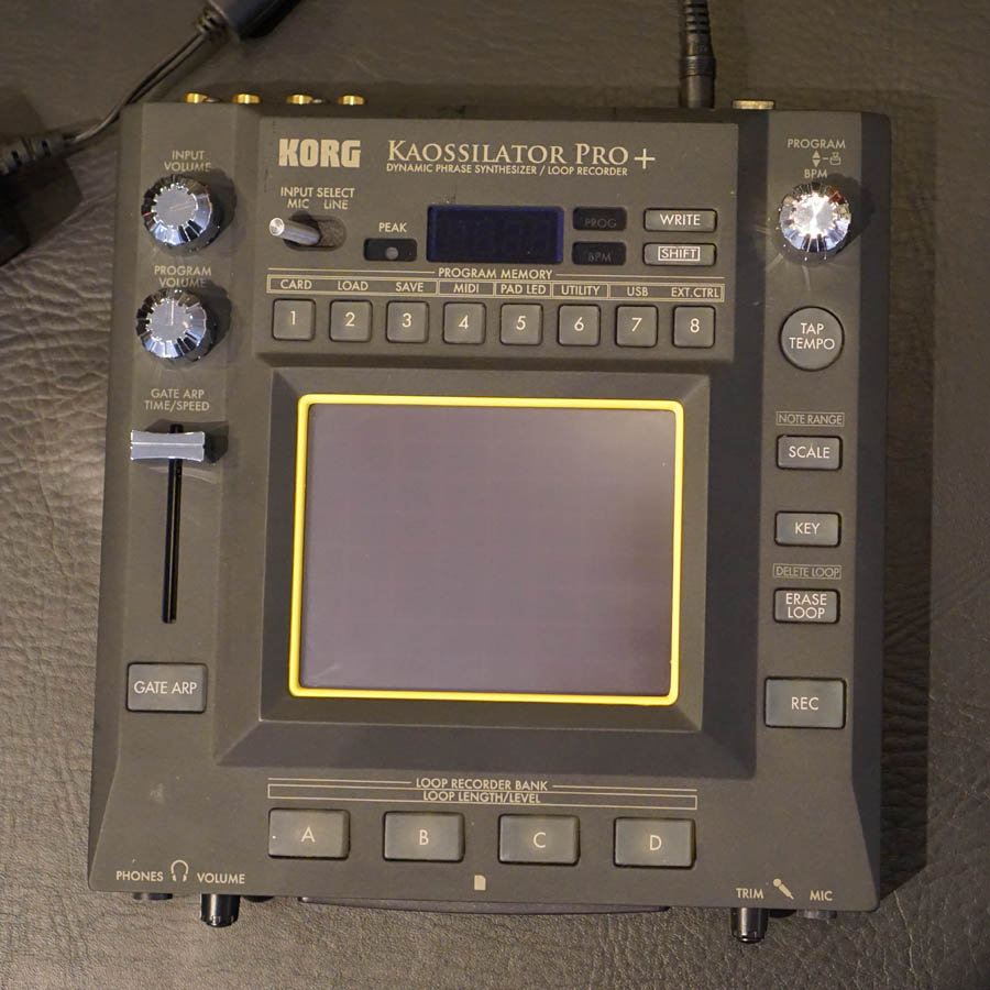 Korg Kaossilator Pro+ Phrase Synthesizer/Looper - Used