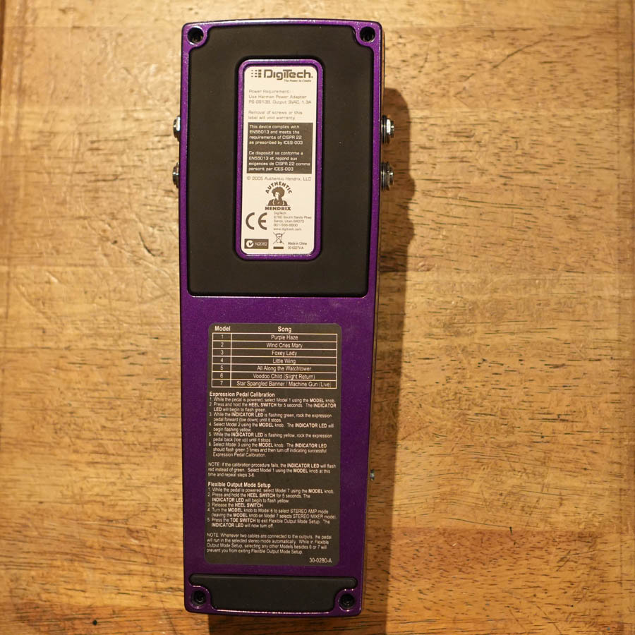 Digitech Jimi Hendrix Experience Multi Effects Wah Pedal - Used