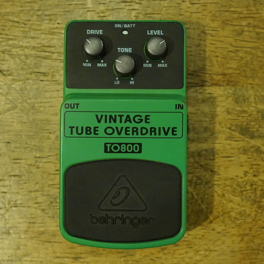 Behringer TO800 Vintage Tube Overdrive Pedal Used