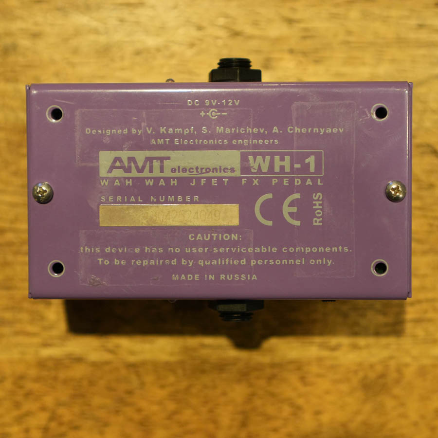 AMT Electronics WH-1 Japanese Girl Optical Wah Pedal Purple