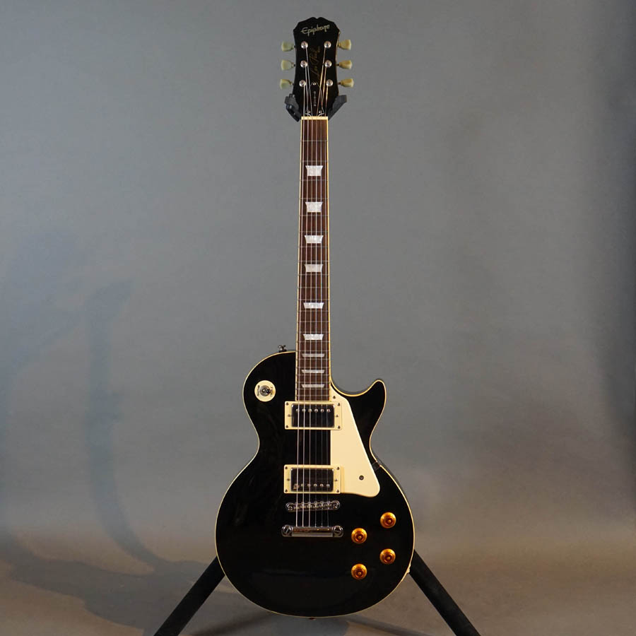 Epiphone Les Paul Standard Ebony w/Bag (2002) - Used