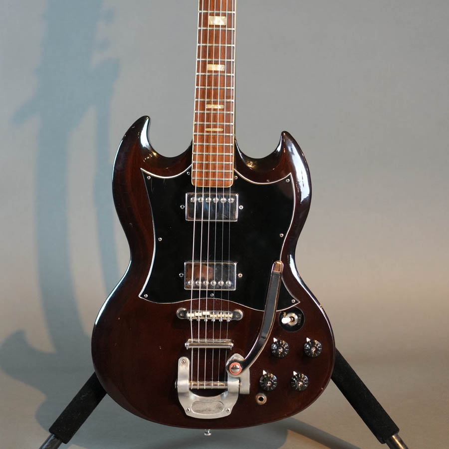 FUJIGEN・エレキギタ★SEYMOUR DUNCAN Electra Fujigen Gakki Japan Model 2259 SG Style Dark Cherry - Used