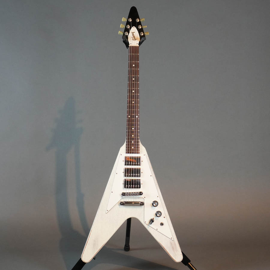 Gibson Flying V Faded 3 Pickup Faded White w/Bag (2007) - Used