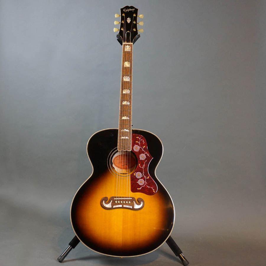 Epiphone Masterbilt J200 Acoustic Electric Guitar, Aged Antique