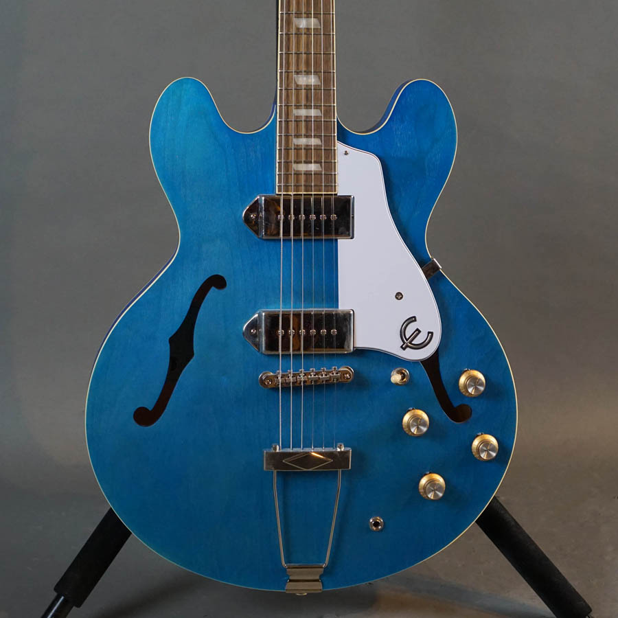 Epiphone Casino Worn Hollowbody Worn Blue Denim - Used