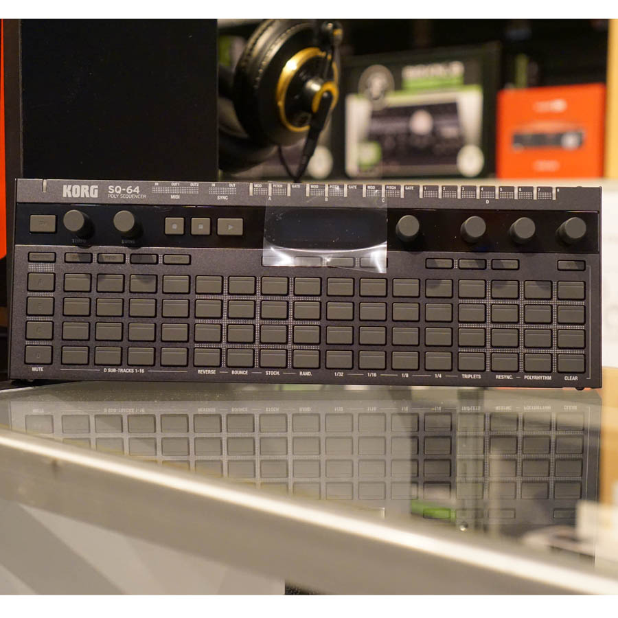 MATRIXSYNTH: KORG Introduces The SQ-64 Polyphonic Sequencer