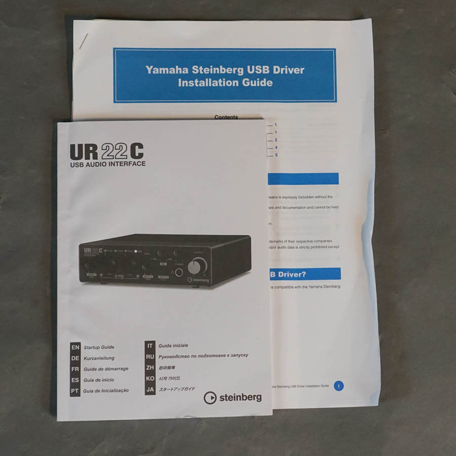Steinberg UR22C 2x2 USB 3.0 Audio Interface - Used