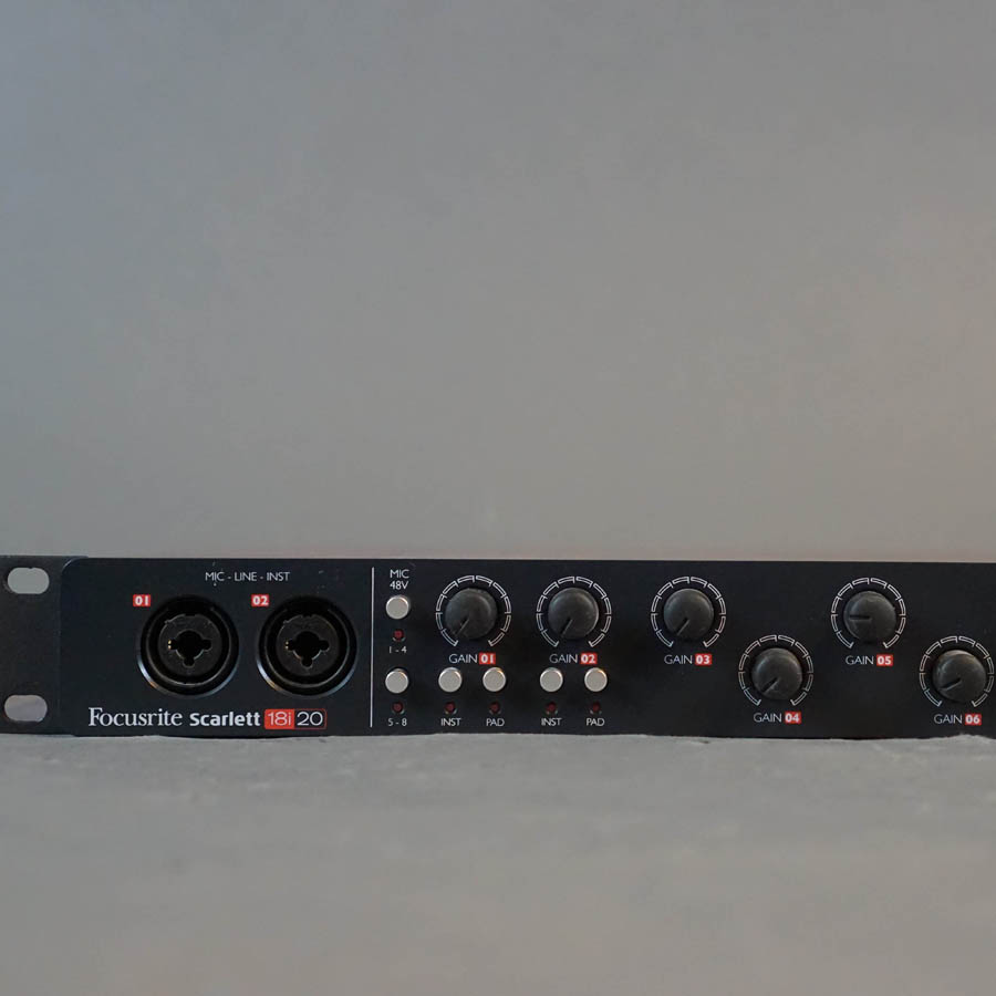 DTM・DAW scarlett 18i20 1st gen Khron's Cave: #41 Focusrite Scarlett 18i20 (1st gen