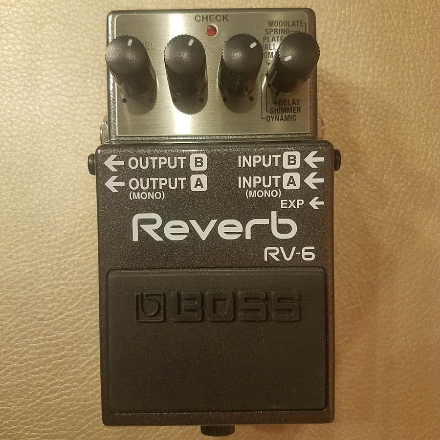 Boss RV6 Digital Delay Reverb Guitar Effects Pedal